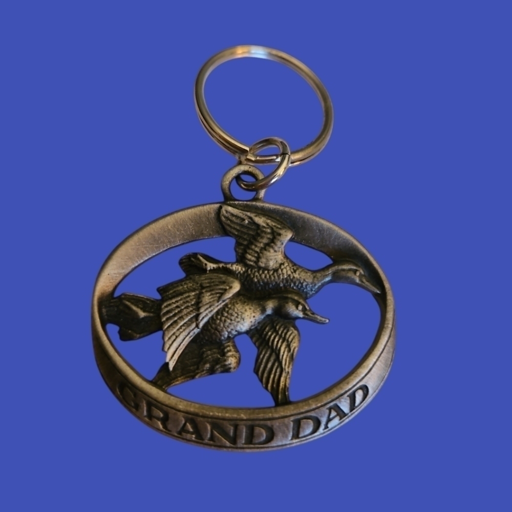 3/$30 AVON Grandad Flying Ducks Key Ring